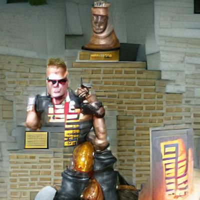 Duke Nukem Statue