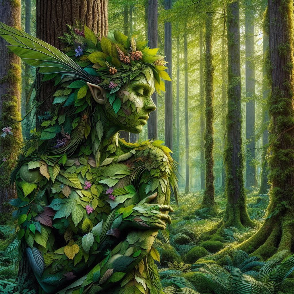 Fairy hidden in nature