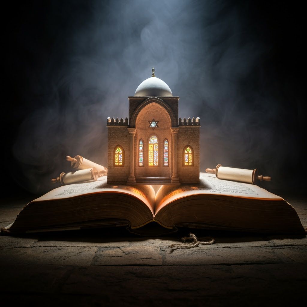 Mystical Synagogue Emerges from Ancient Hebrew Book