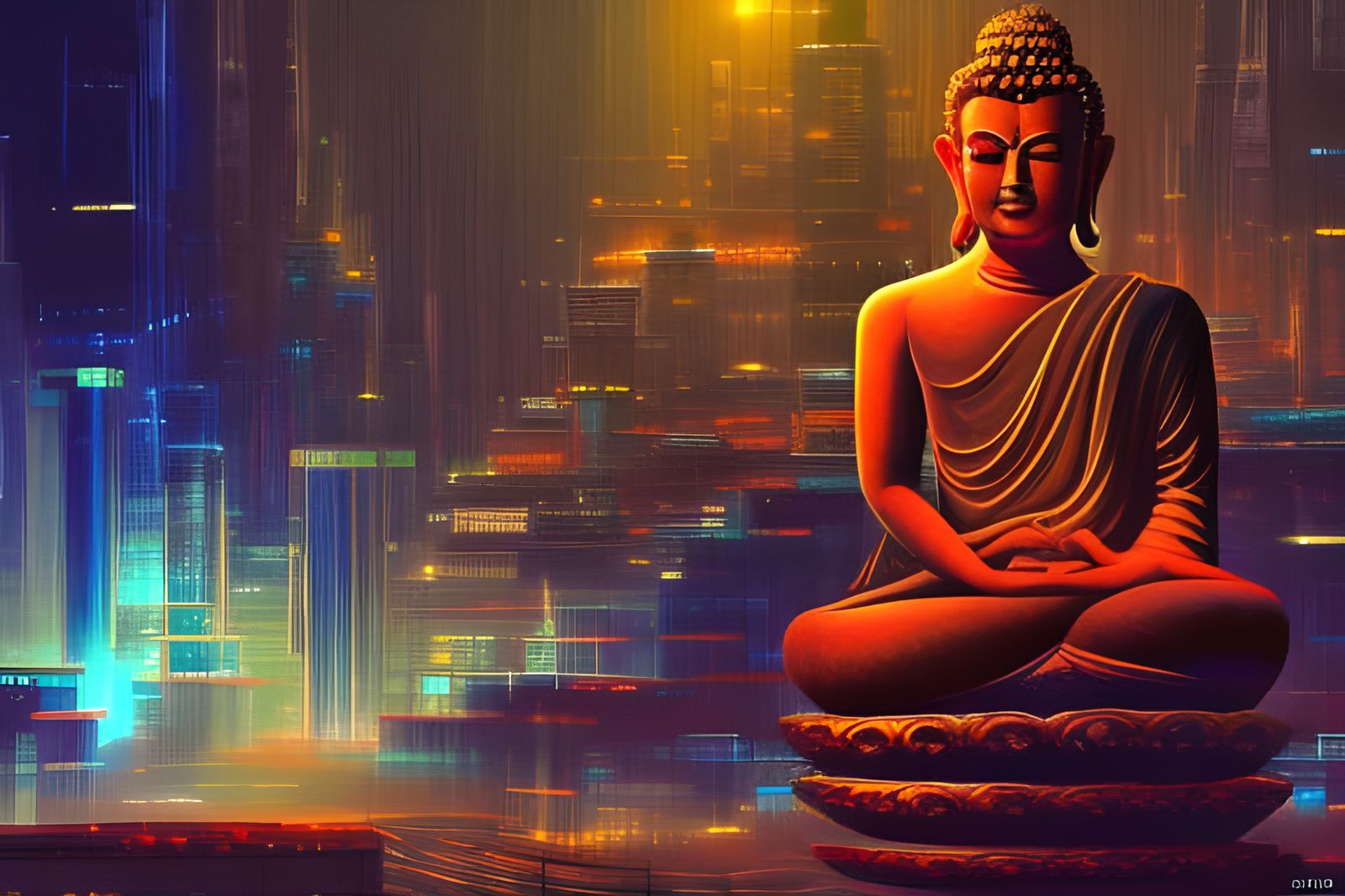 A Cyberpunk Buddha 2