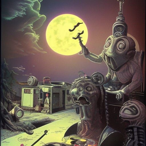 Beatniks on the Moon