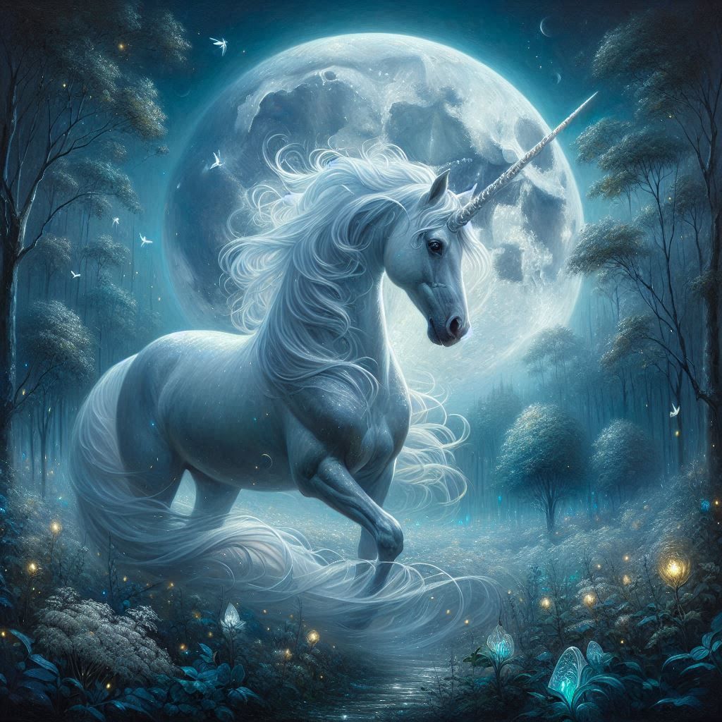 Moonlit Guardian: The Pure Unicorn