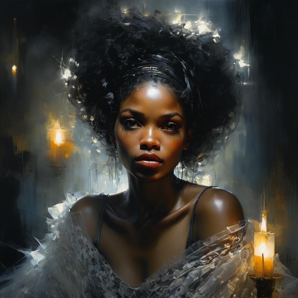 Beauty in candlelight  by @Superbear