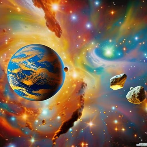 The colors of space