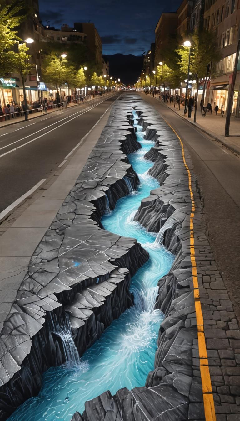 river illusion  by @BM