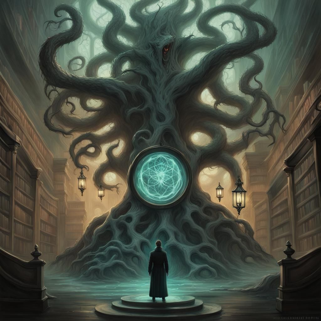 Summoning Of Shoggoth - Ai Generated Artwork - Nightcafe Creator