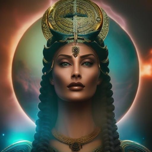 cosmic goddess - AI Generated Artwork - NightCafe Creator