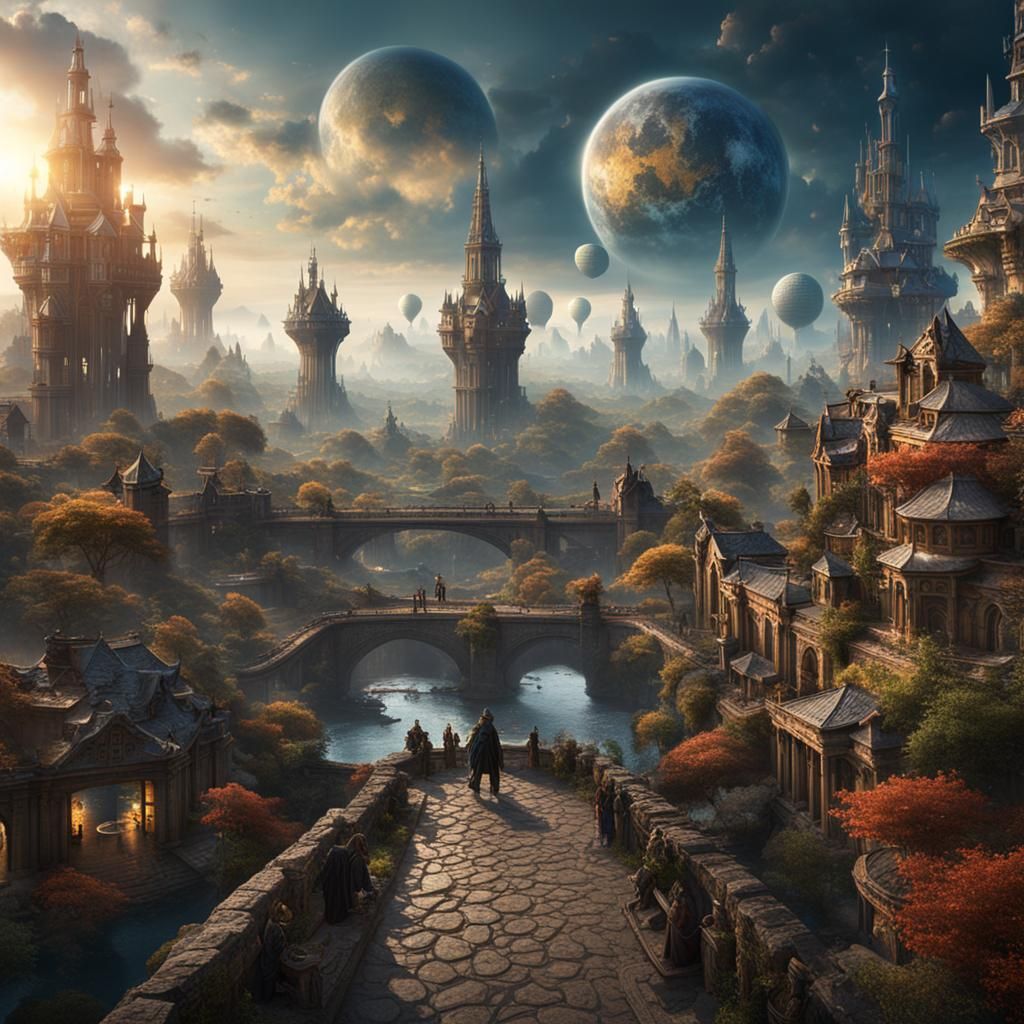 Fantastical Vision of the World 200 Years From Now