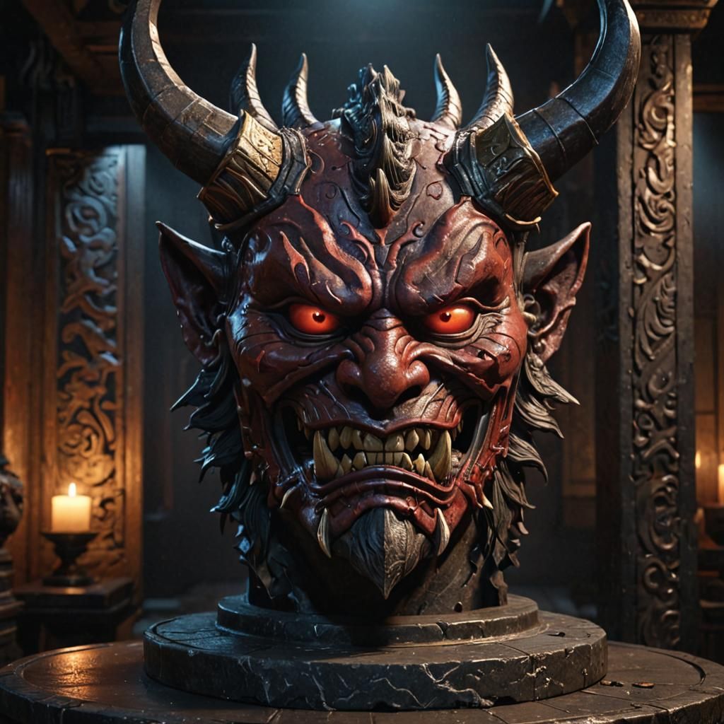 The great oni's mask