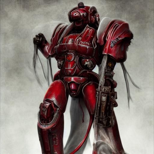 Psychotic blood angel high res 4K  detailed