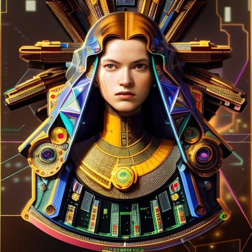 matrix, code, retrofuturism, space, beauty, circuitry, mothe...