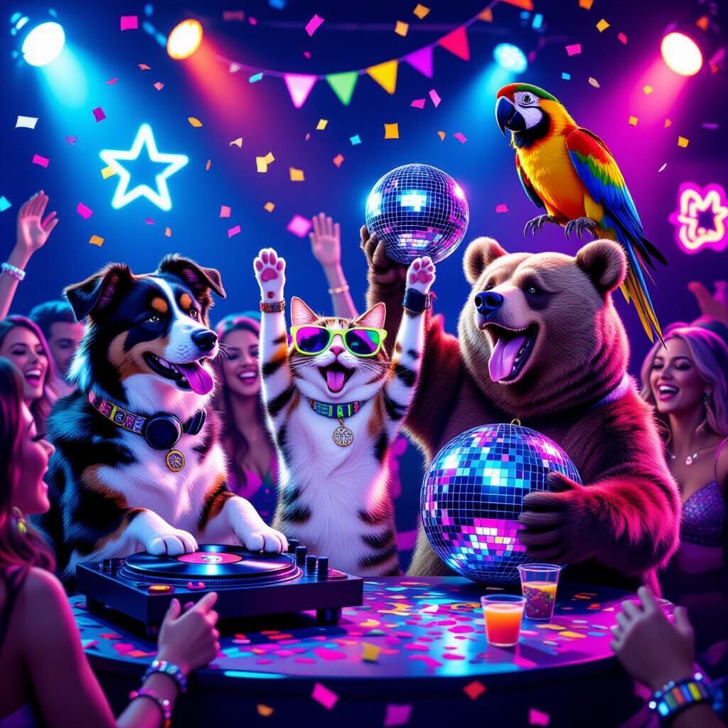 Who said the wild can’t party?  by @Rahat