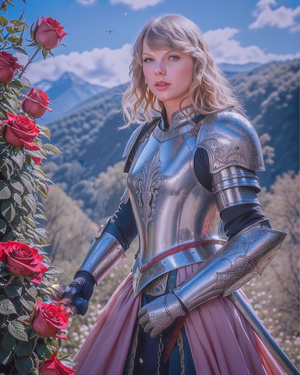 Taylor as a Female Knight in Shining Armor