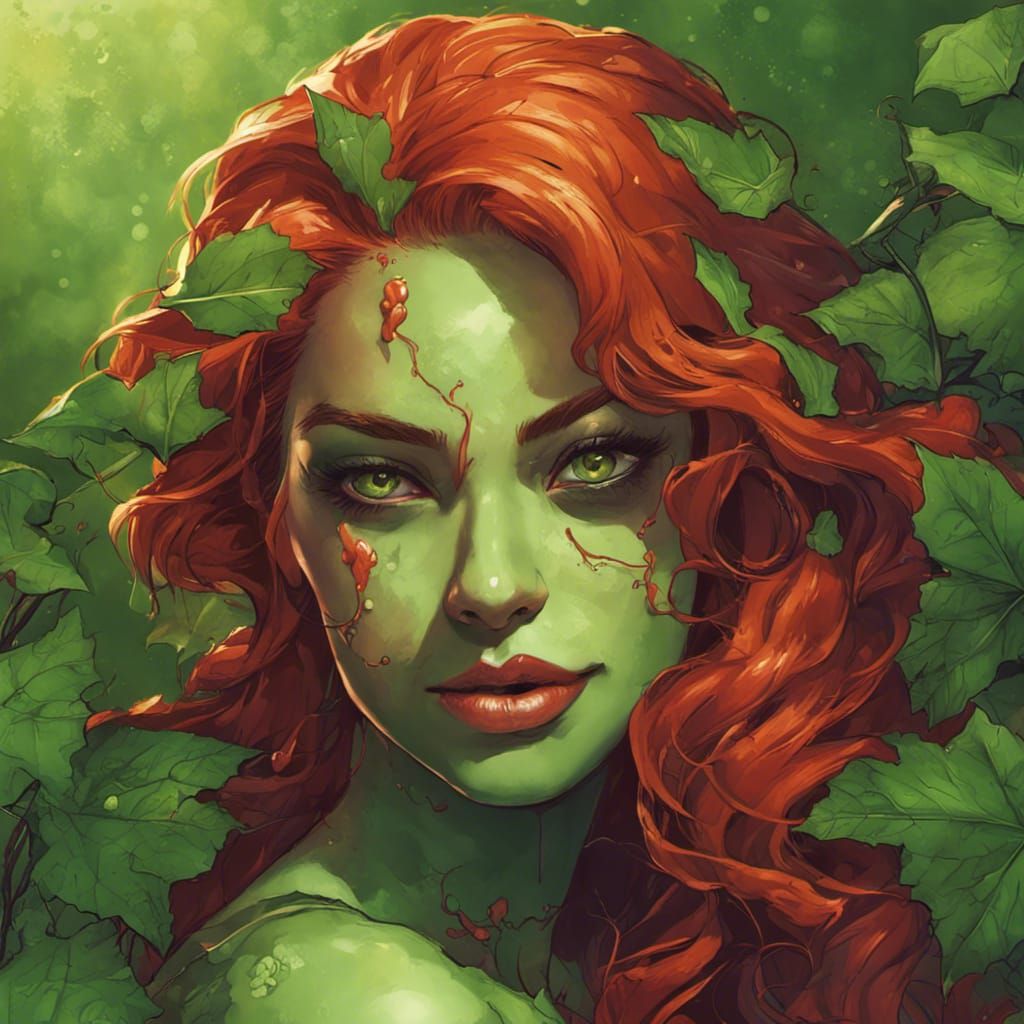 Poison Ivy Dc AI Generated Artwork NightCafe Creator poison-ivy-dc-ai-generated-artwork-nightcafe-creator
