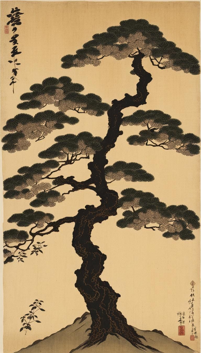 Tree by Tōshūsai Sharaku - AI Generated Artwork - NightCafe Creator