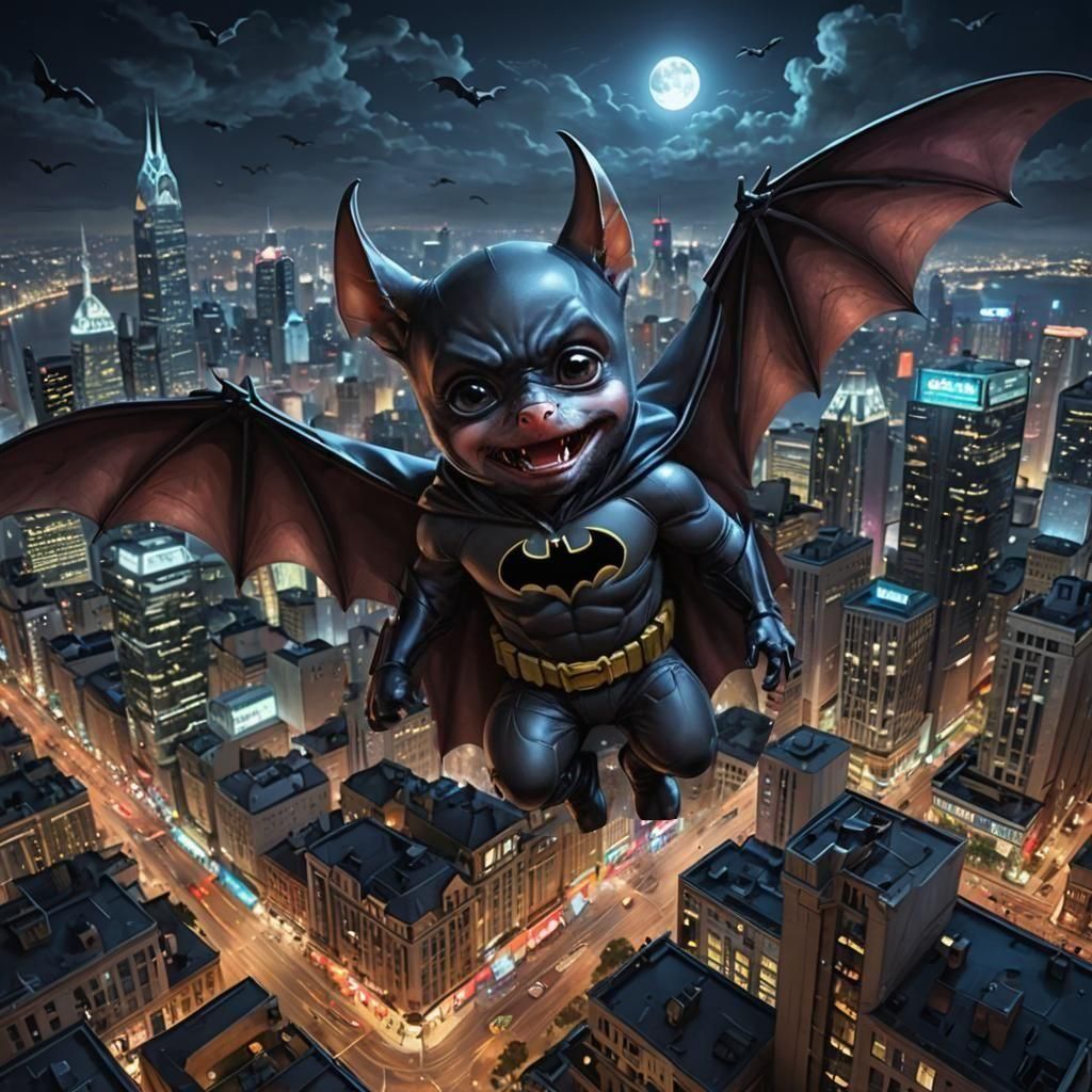 "I'm Batbat!"  by @Shywolf