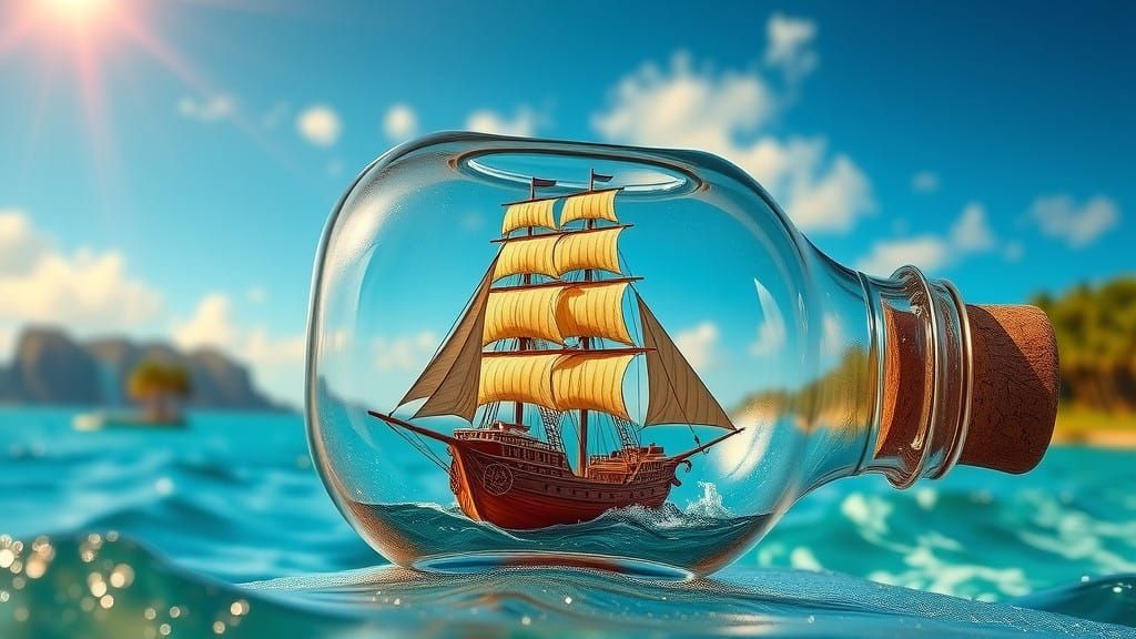 Ship in a bottle 