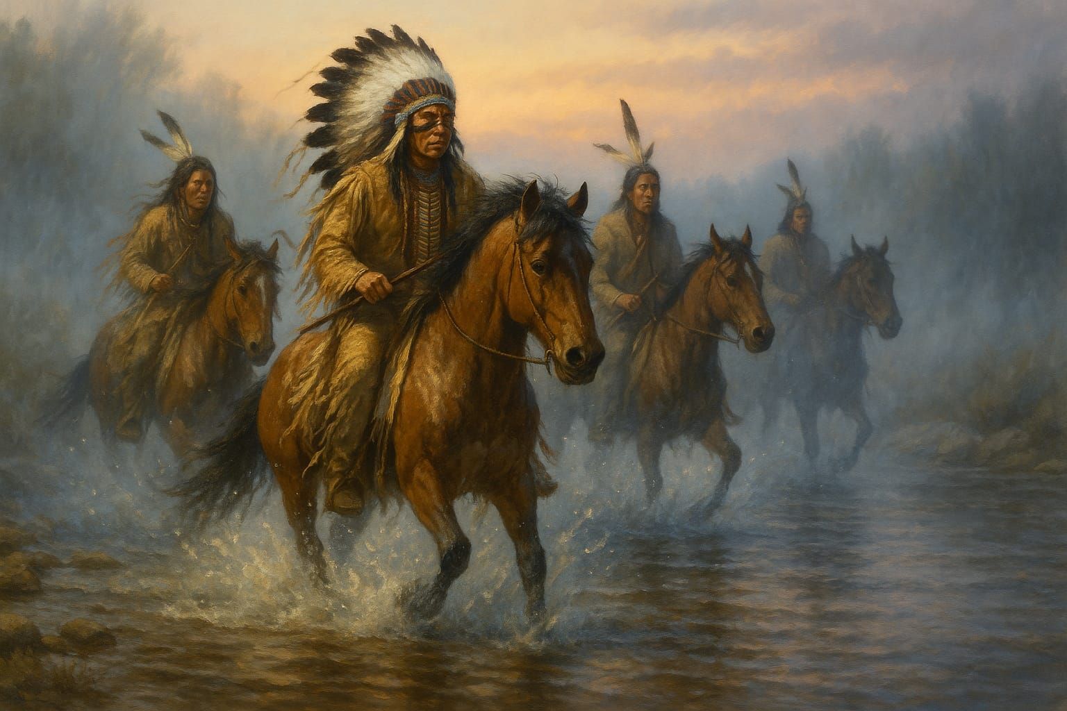 “Mist Riders of Pine Ridge”