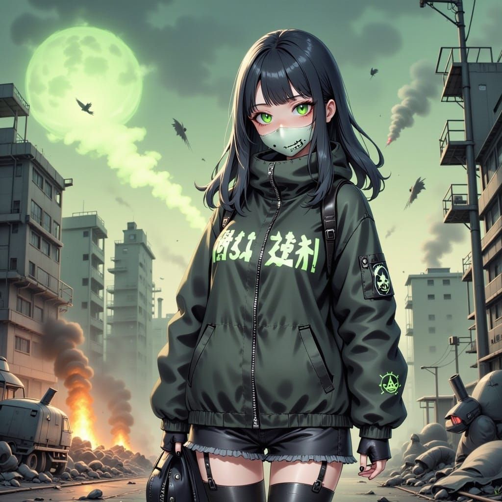 <lora:FairytaleCalamity Fx:1.0>, anime, apocalyptic, post-apocalysm, pixiv, manga scan, anime wallpaper