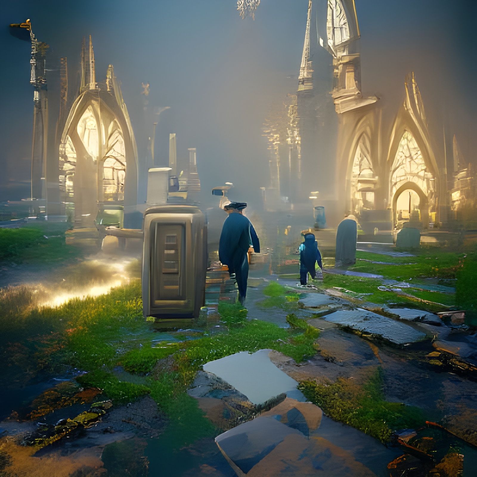 We walk among the Tombstones