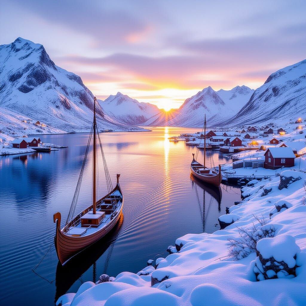 Viking Longships   by @Justagirl