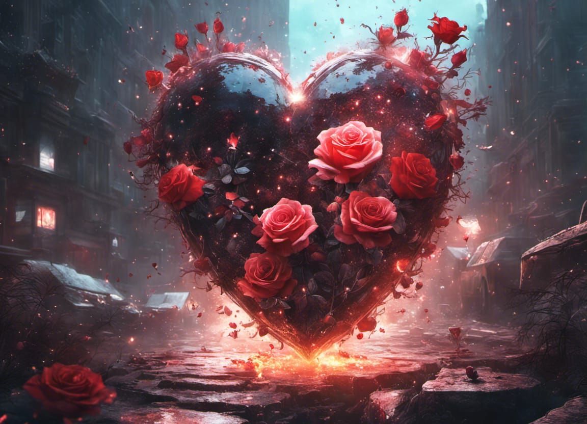 Heart of roses