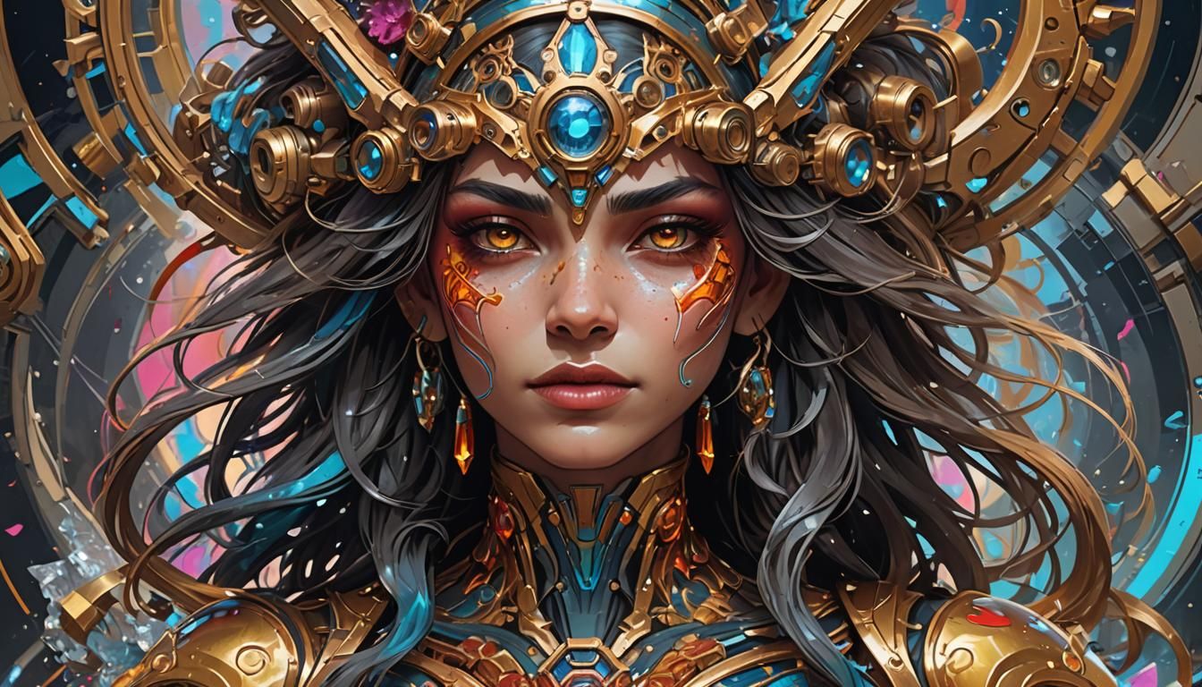 Rockemon head and shoulders portrait, 8k resolution concept ...