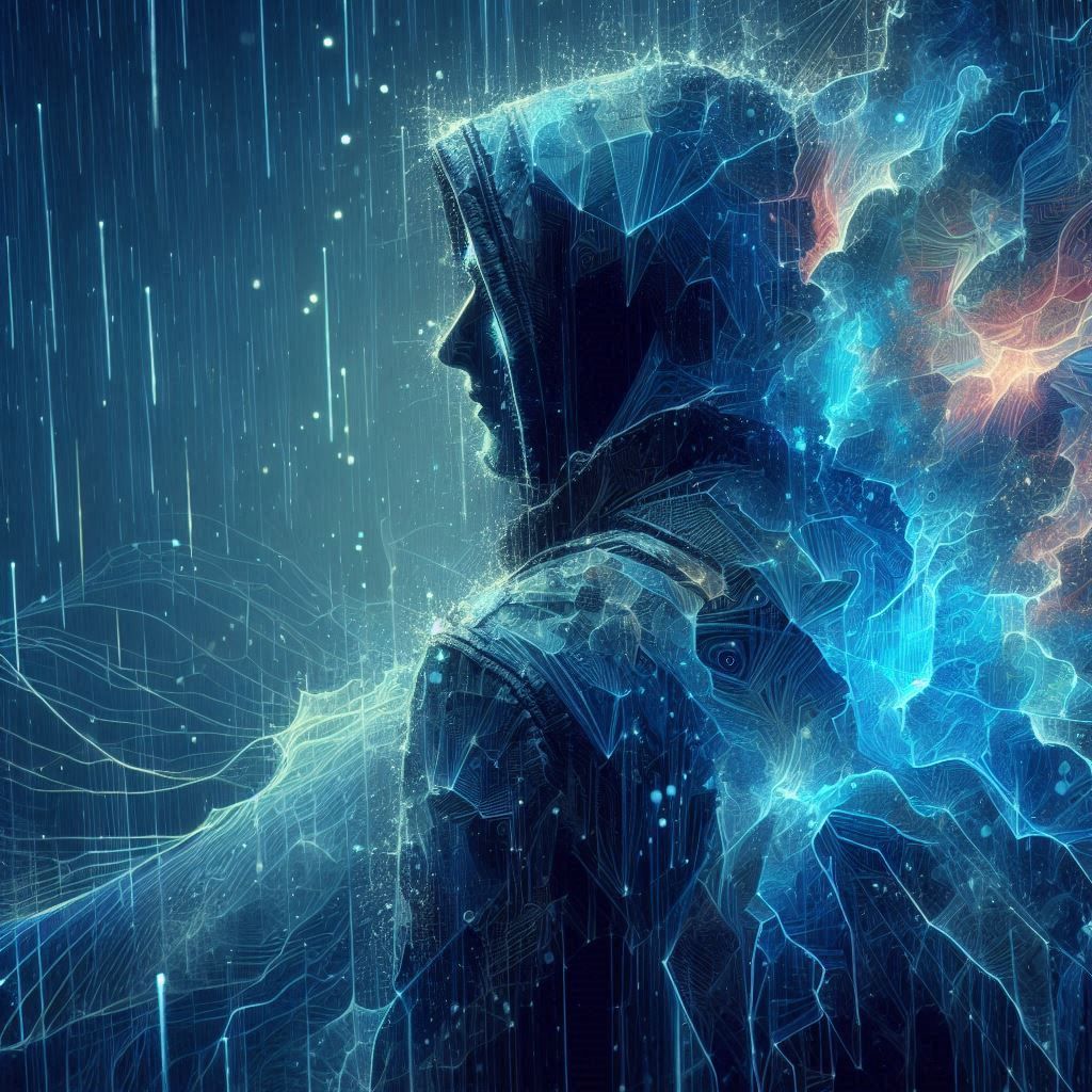 double exposure beautiful fantasy DALL-E 3 portrait landscap...