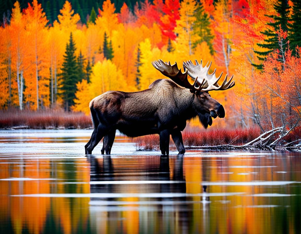 Canadian Moose  by @Pirate Queen Jo 