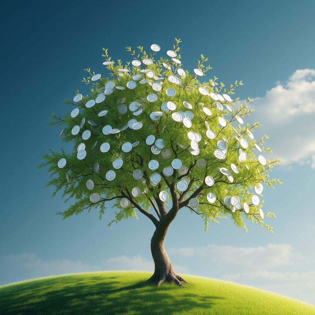 Tree Yielding Silver Coins