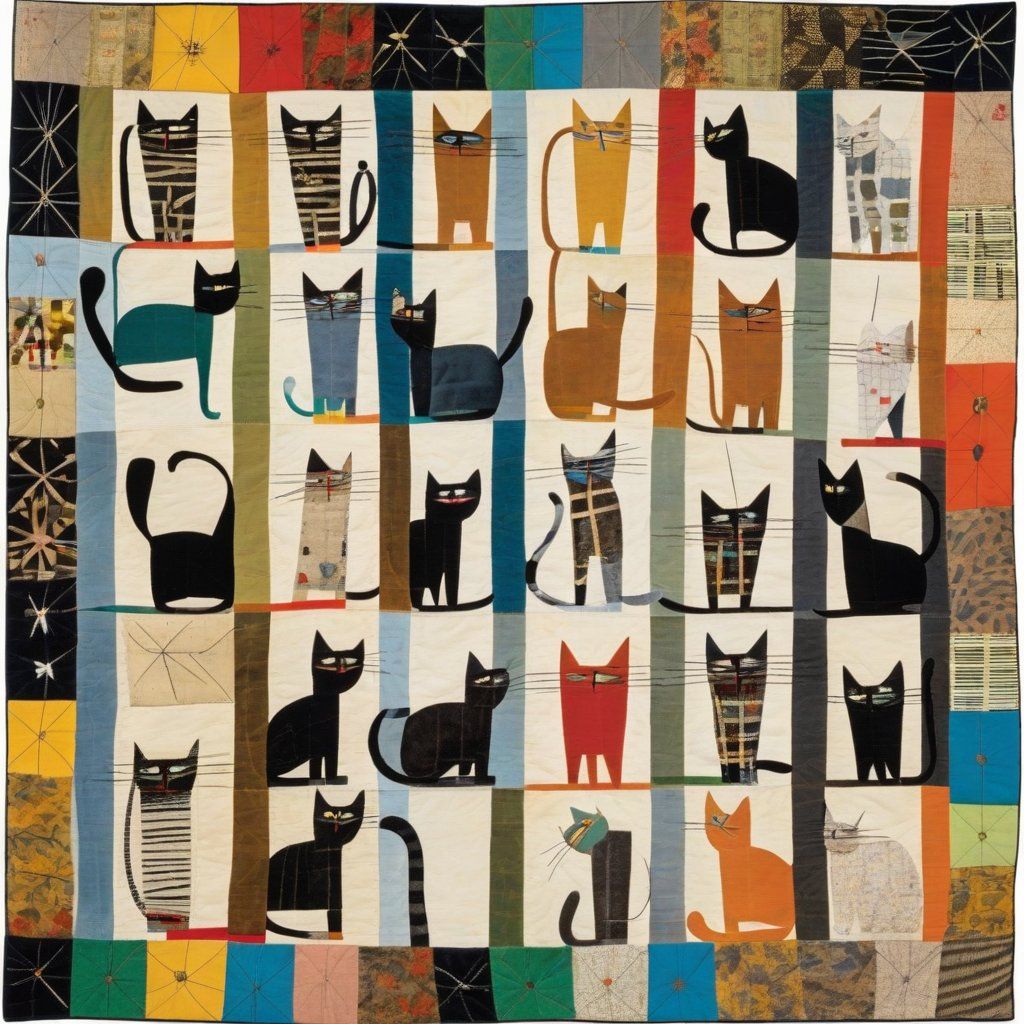 The cat quilt.