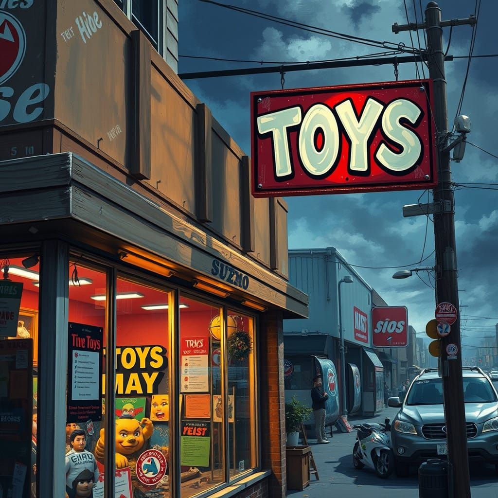 local store front - Local Storefront in Hyperrealistic Colo...