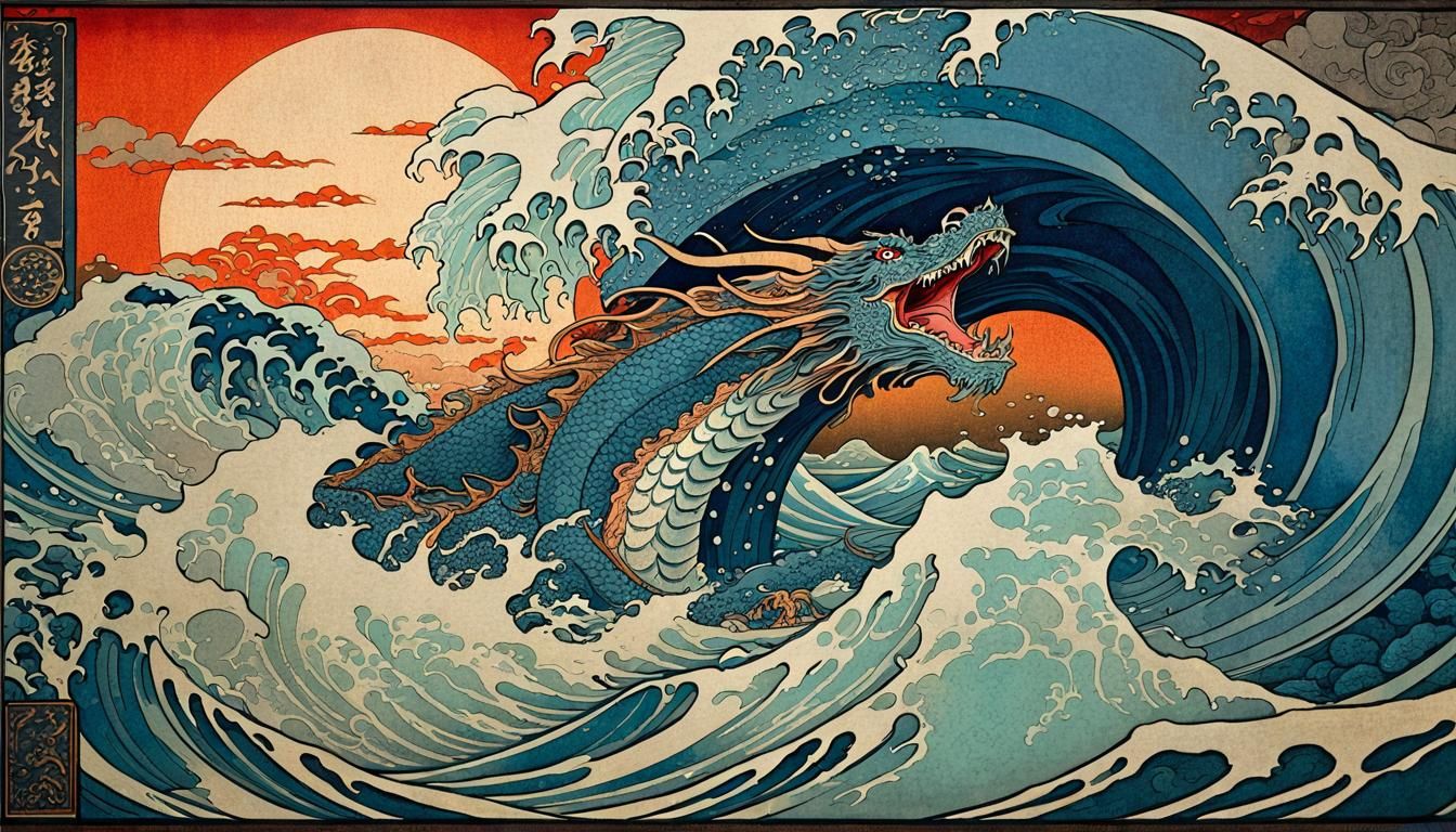 Ukiyo-e   by @Xerraire