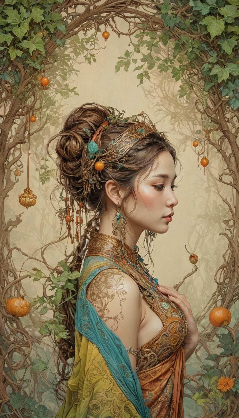 Chinese Dame  by @Otto von Hondholdt