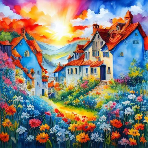 <lora:WatercolorSD15:1.3> Lighthouse seascape