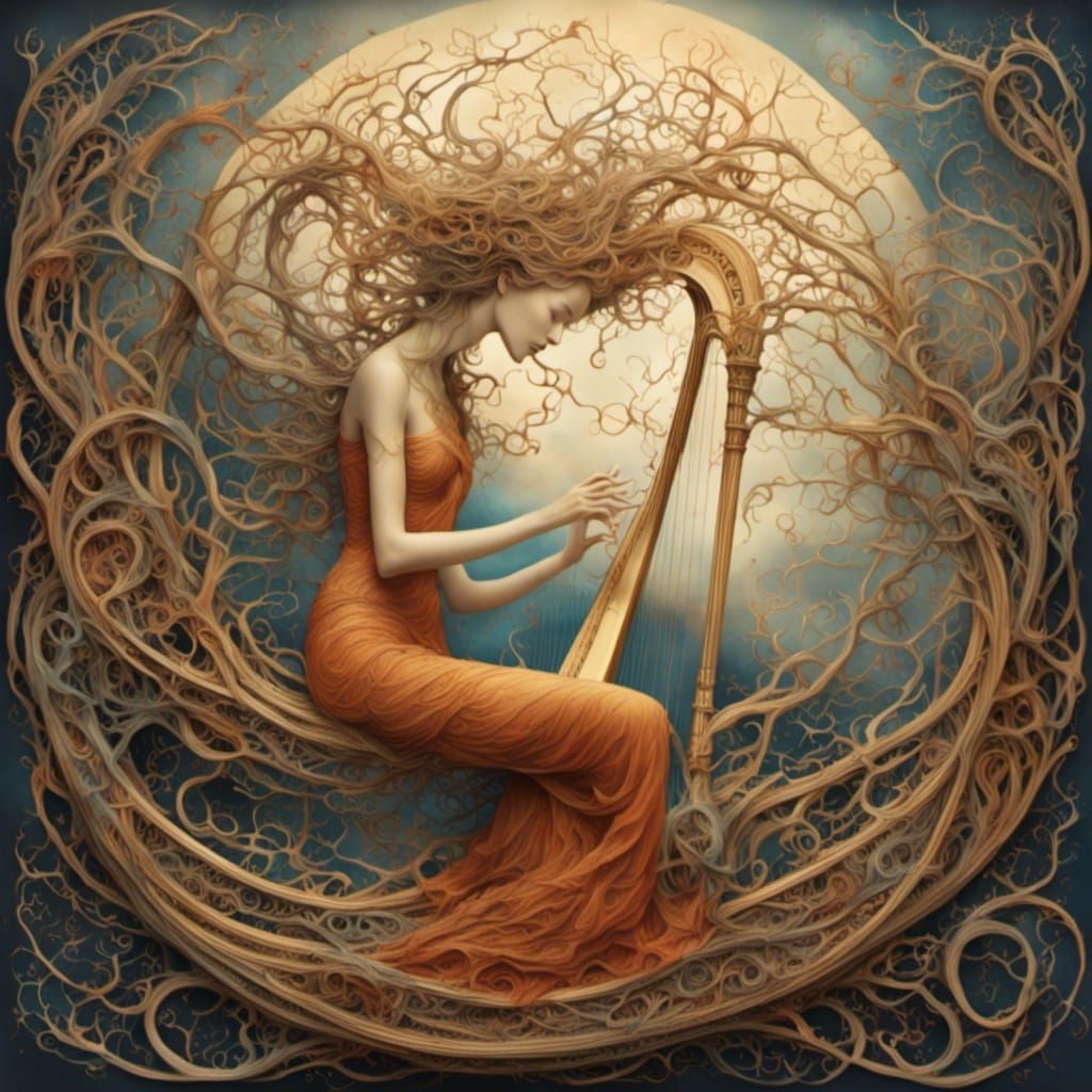 The harpist