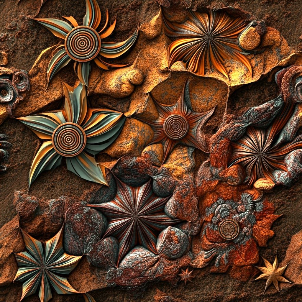 Cosmic Rock Painting