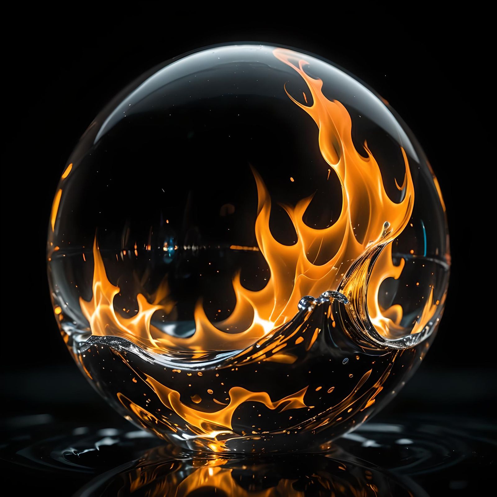 Liquid fire  by @tre