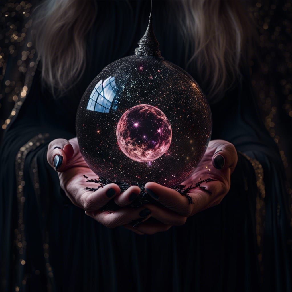 Glitter witch