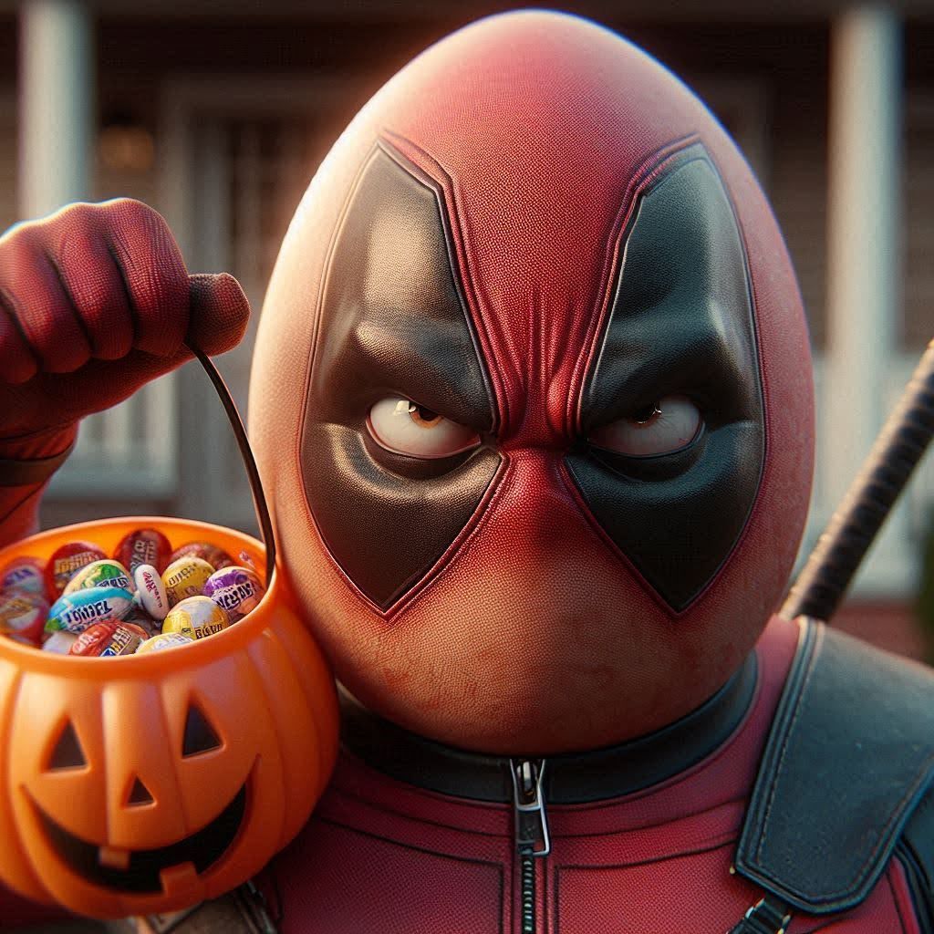 Angry Egg... Trick or Treat