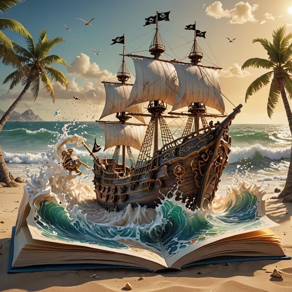 Pirate Pop up  by @Tia