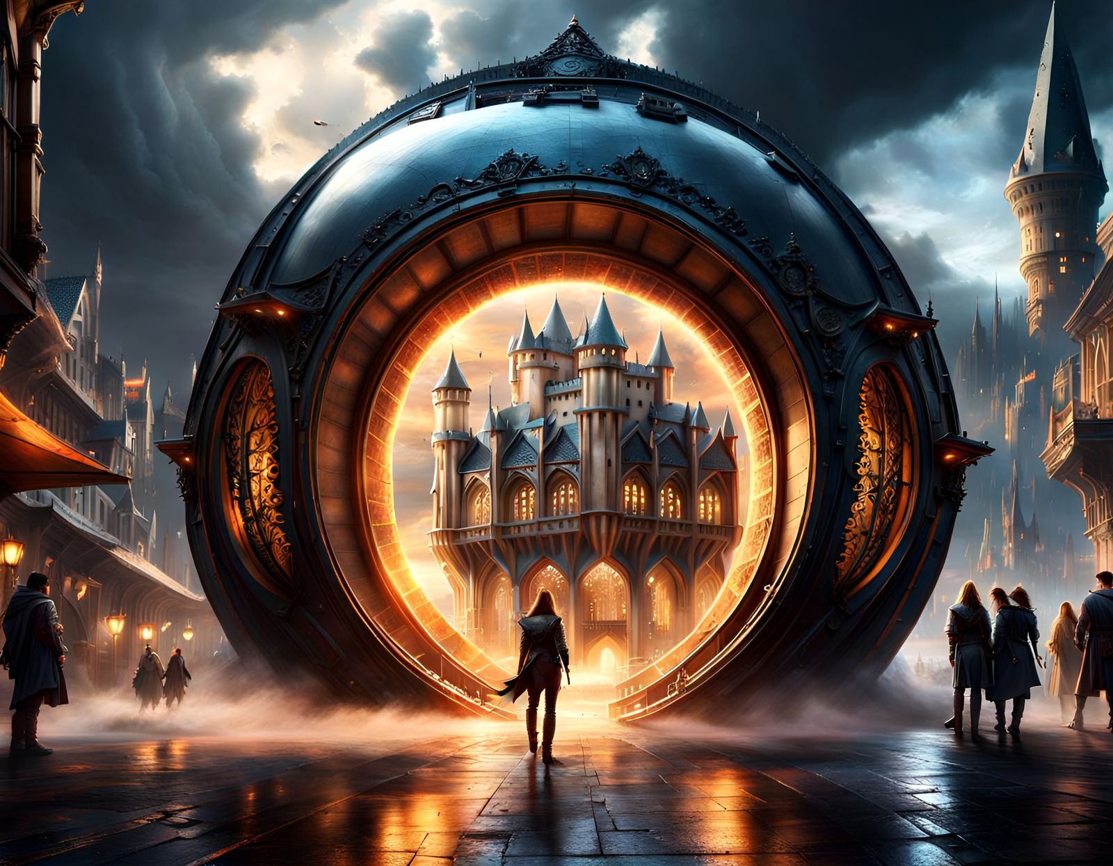 In a land with no horses, it's good to have teleports.   by @Kuiken