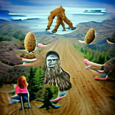 Sasquatch surrealism