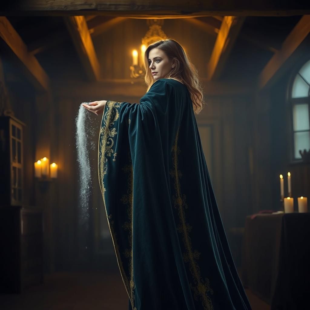 Throwing salt over your shoulder AI Generated Artwork NightCafe Creator