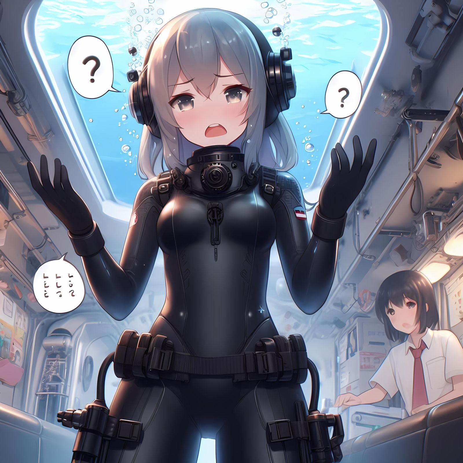 Yeah I know this is a diving mission but... this suit is a bit tight :/