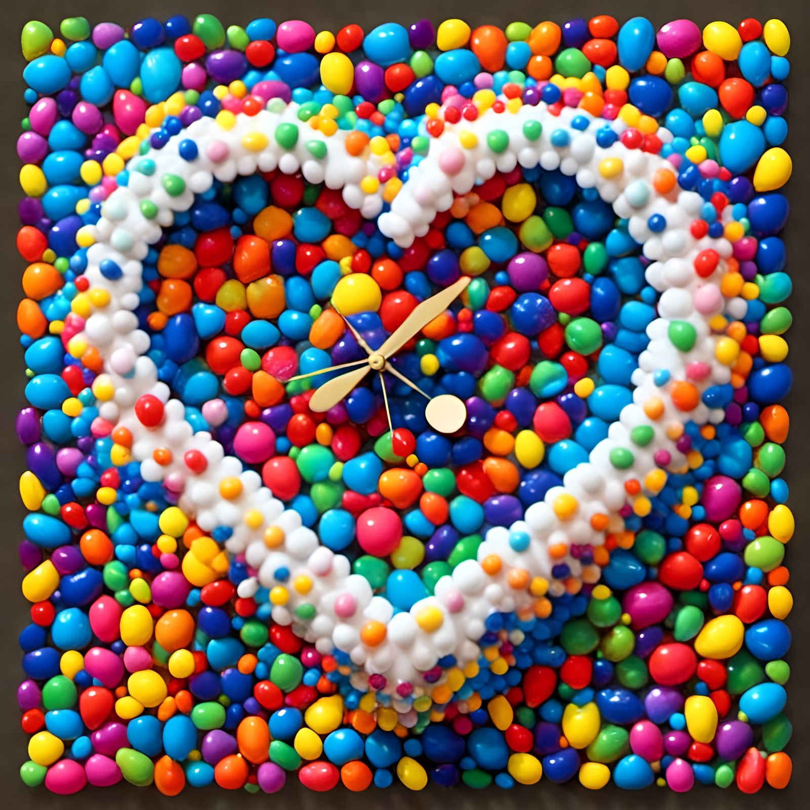 Graffiti Street Art: Clock, Heart, Broken Heart