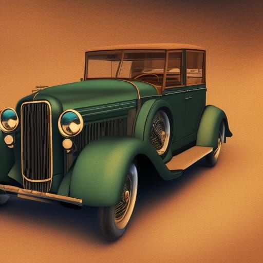 vintage car, classic, --3:2 - AI Generated Artwork - NightCafe Creator