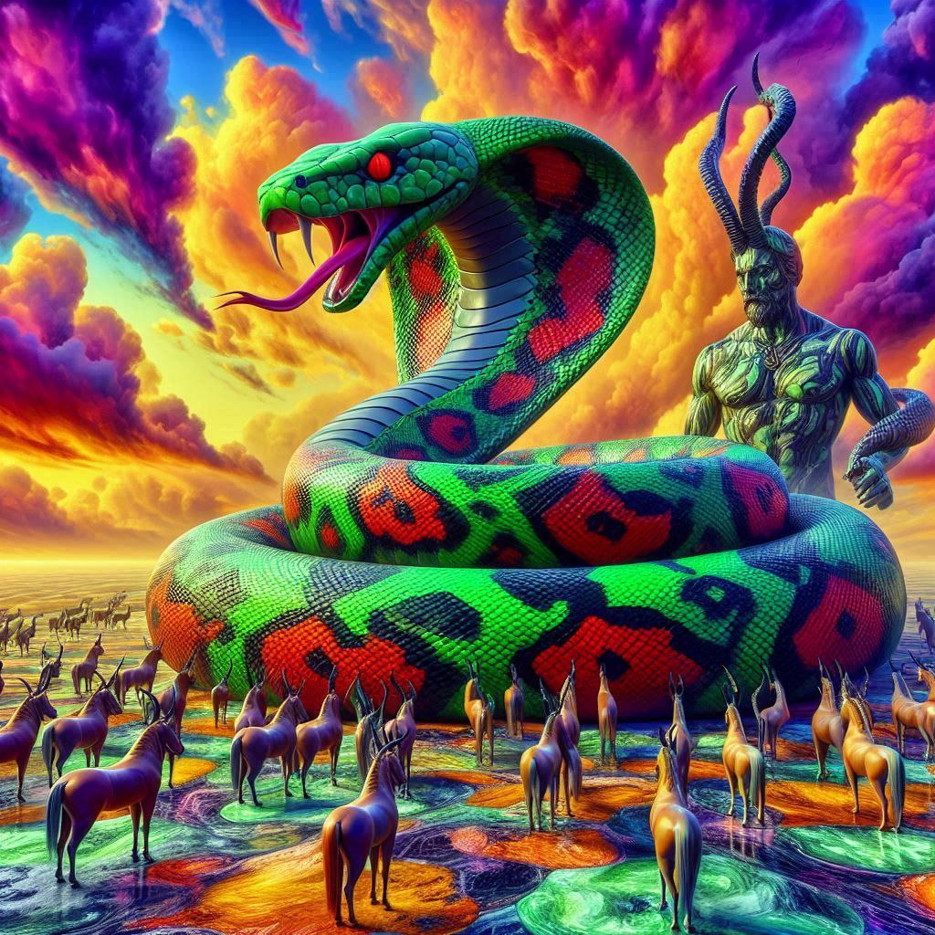 Leopard Anaconda Cobra