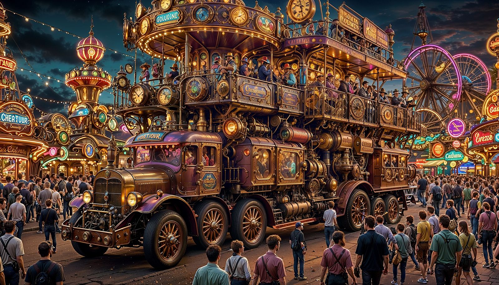 Exploring the fantastic attractions of an amusement park - Oldies Goldies #46