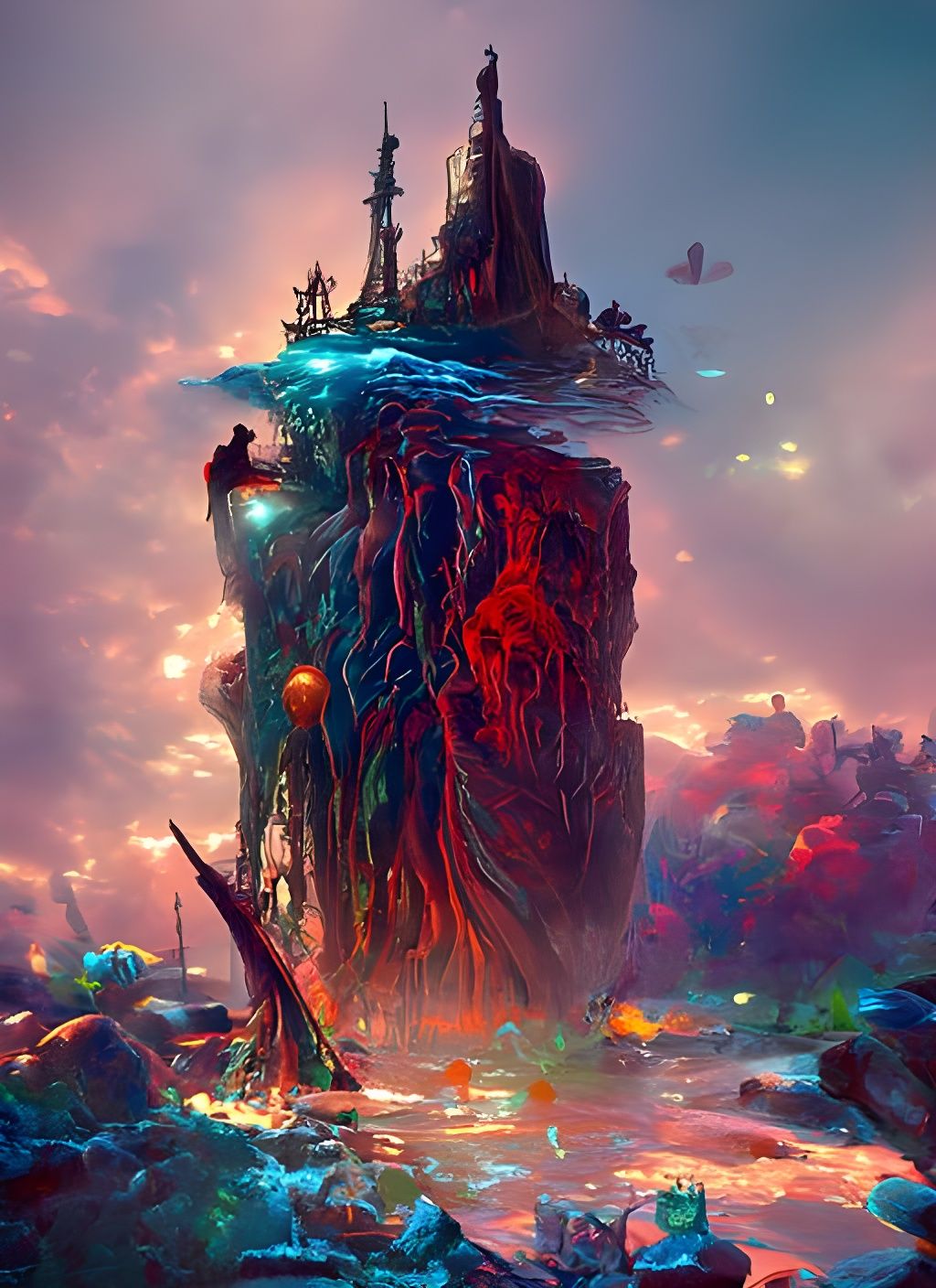 raising a sunken island